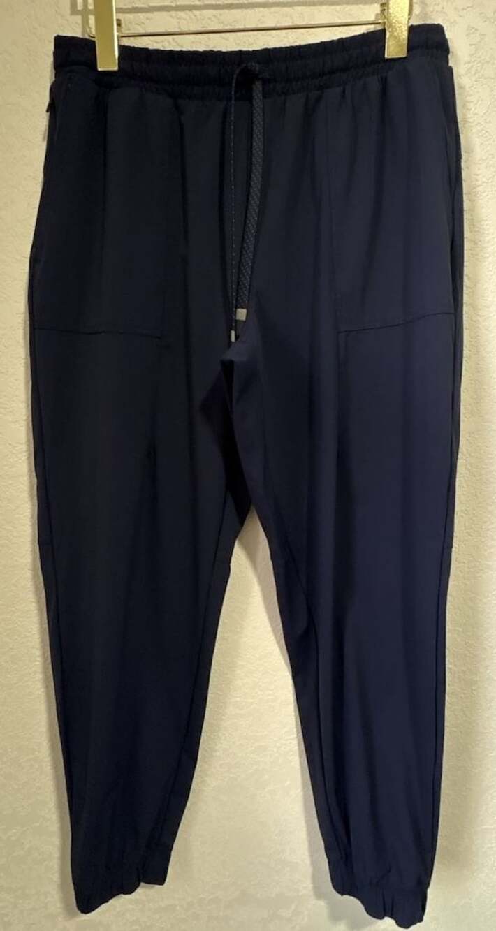Fabletics Joggers Size M Blue Athletic Gym Lounge Pants